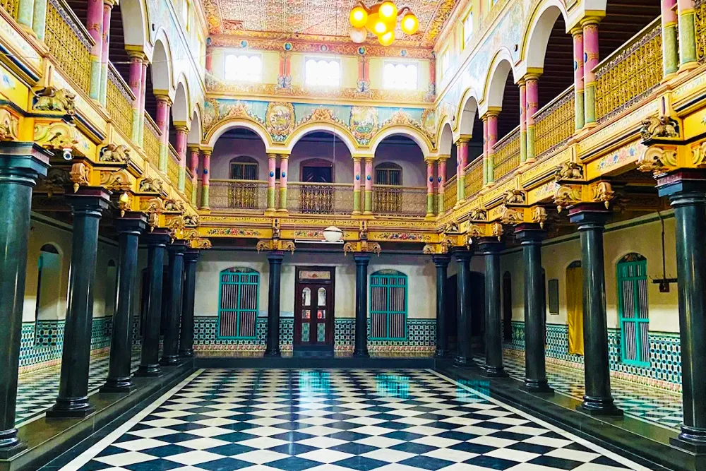 Athangudi Palace Courtyard